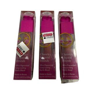 Cheeky Liquid Blush Ultra-Pigmented Long Lasting Easily Blend Set of 3
